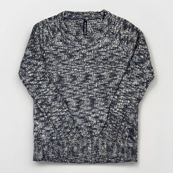 Lord & Taylor Design Lab Wool Blend Pullover‎ Sweater Speckled Women's M Cozy - Picture 1 of 7